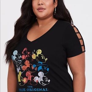 Torrid Mickey Mouse top 10/00/M